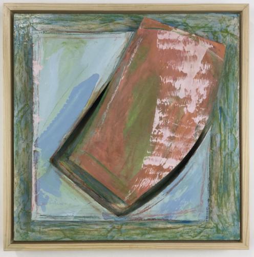 Left handed Leap_2020_paint_wood_17.5_ 17.5_